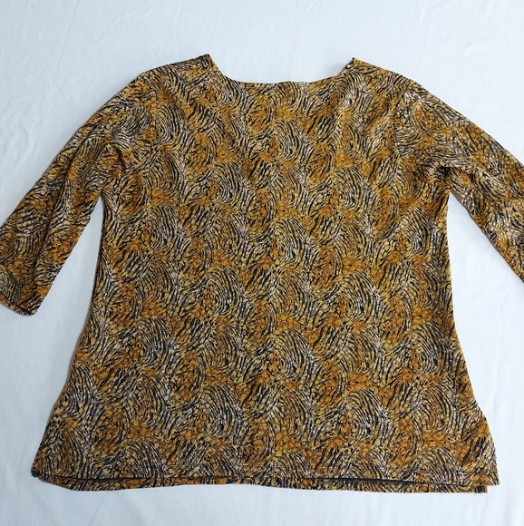 Notations 1/2 sleeve lightweight blouse, 1X - Picture 10 of 10